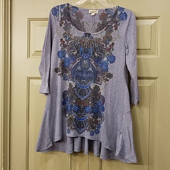 One World beaded top  - Picture 5 of 6